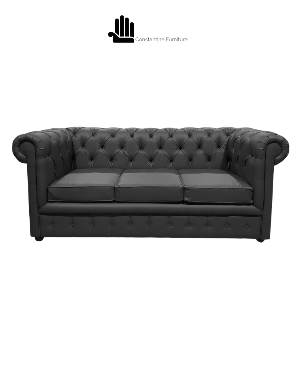 3 seater chesterfield sofa