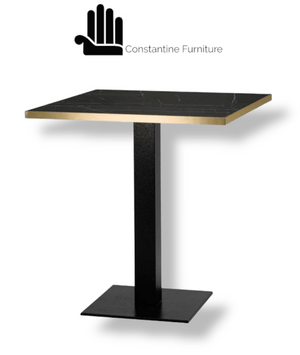 Black Marble Laminate Table Top - Constantine Upholstery