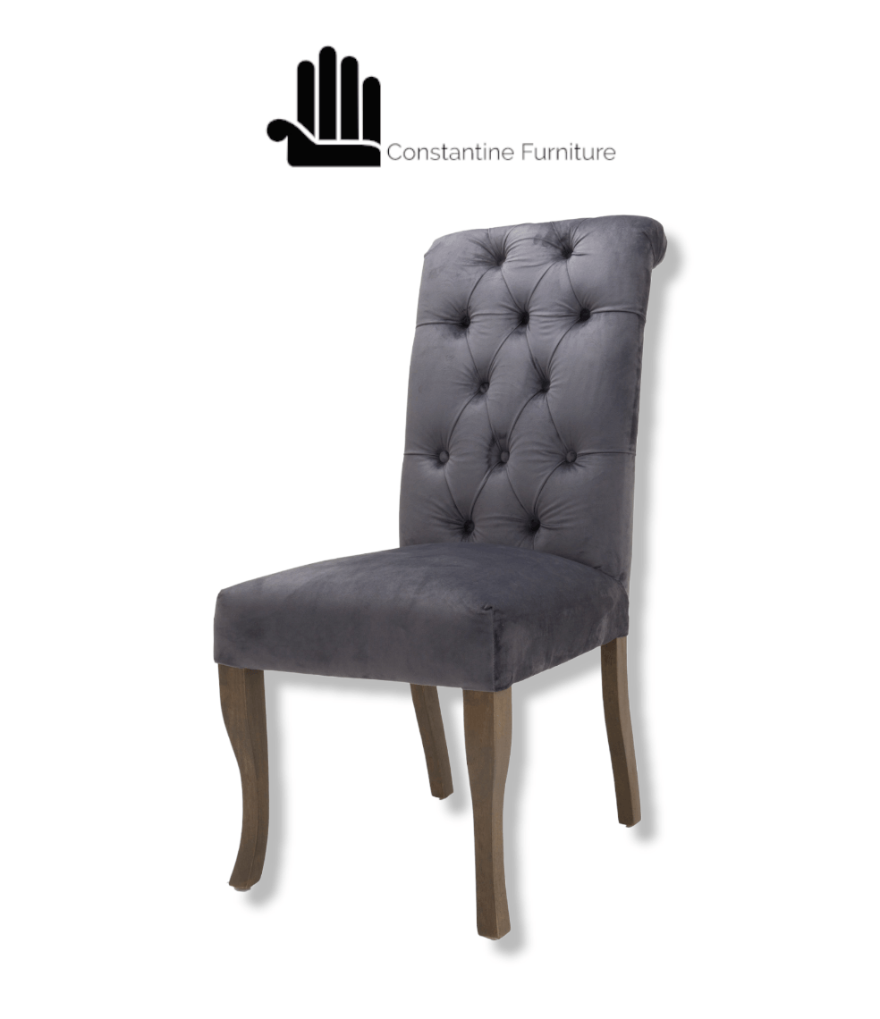 Amber Deep buttoned Dining Chair - Constantine Upholstery