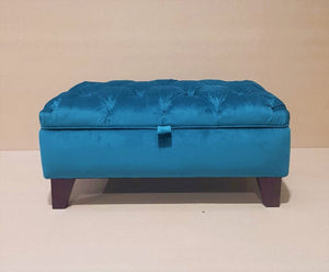 Chesterfield Storage Stool - Constantine Upholstery