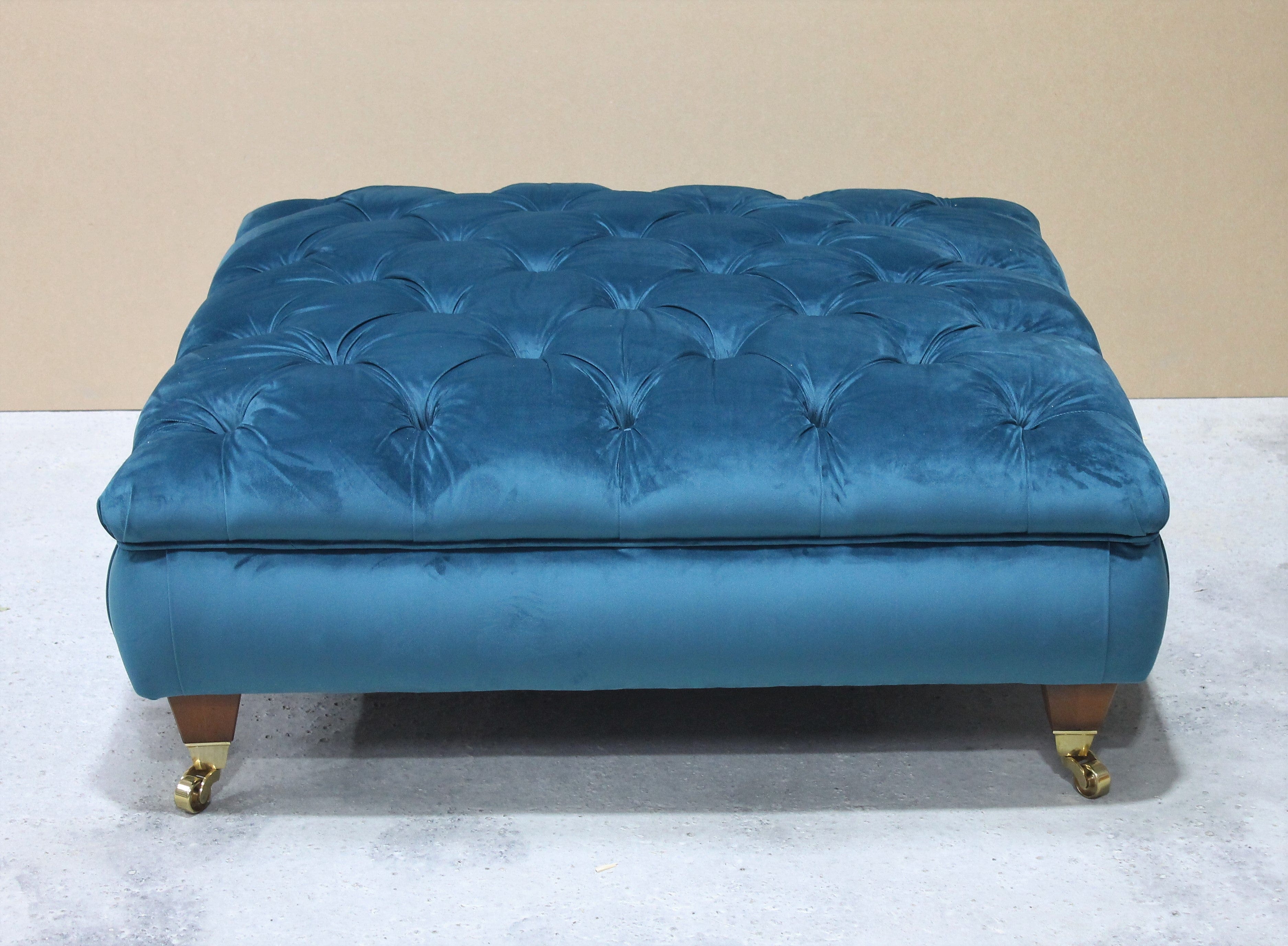 Squeare Chesterfield Footstool - Constantine Upholstery