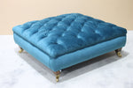 Squeare Chesterfield Footstool - Constantine Upholstery