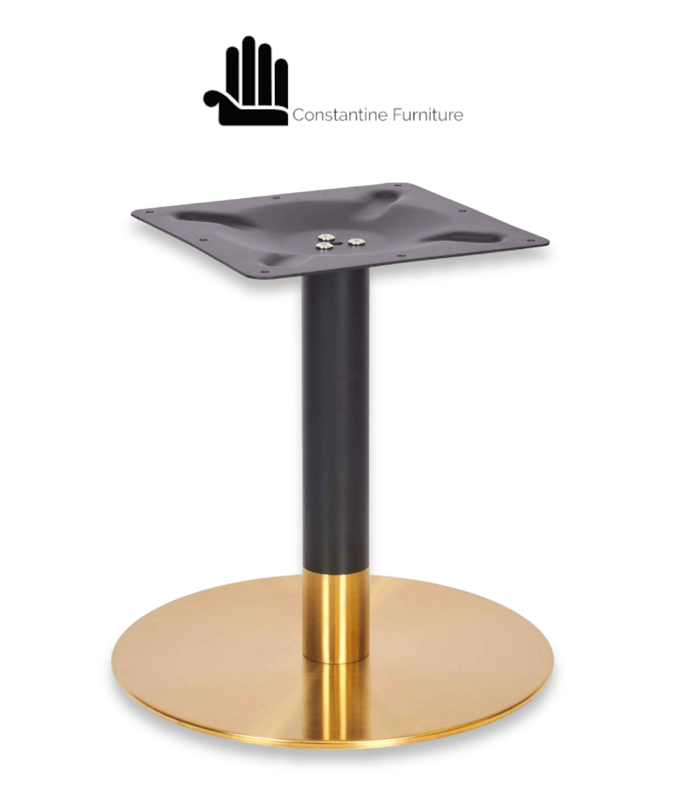 Gold table base