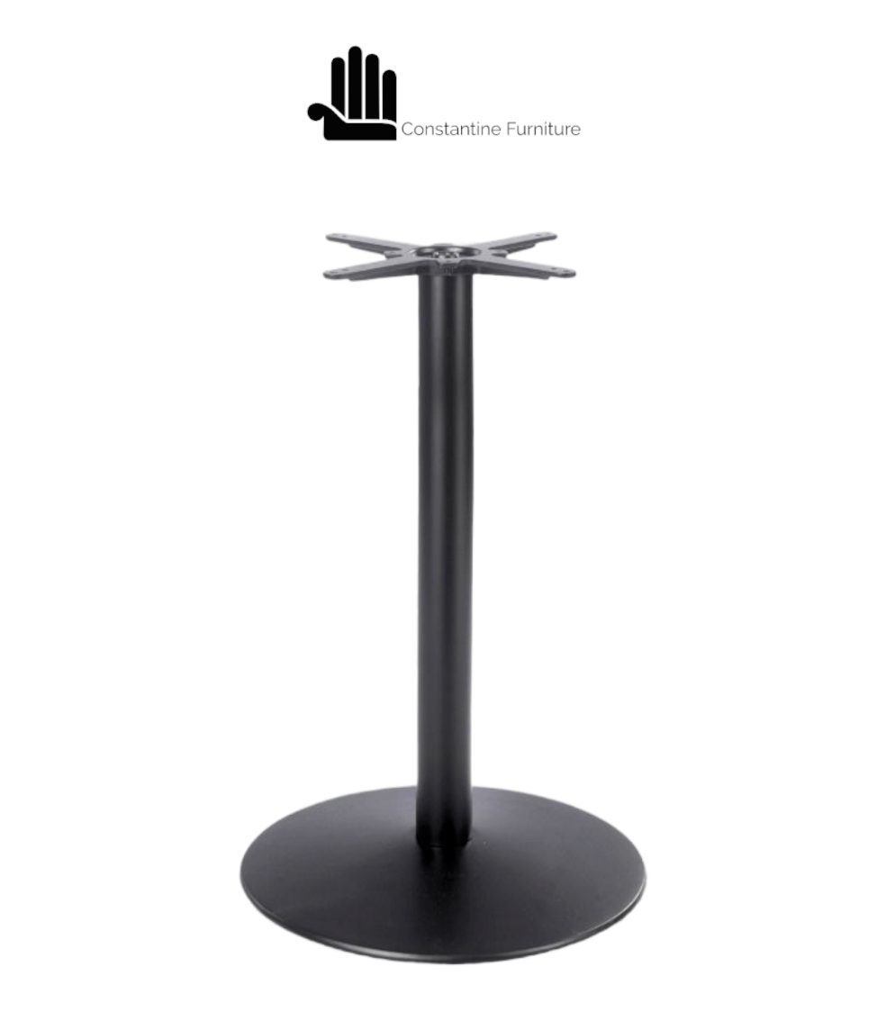 Black table base