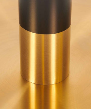 Gold/Black Round Table Base Large